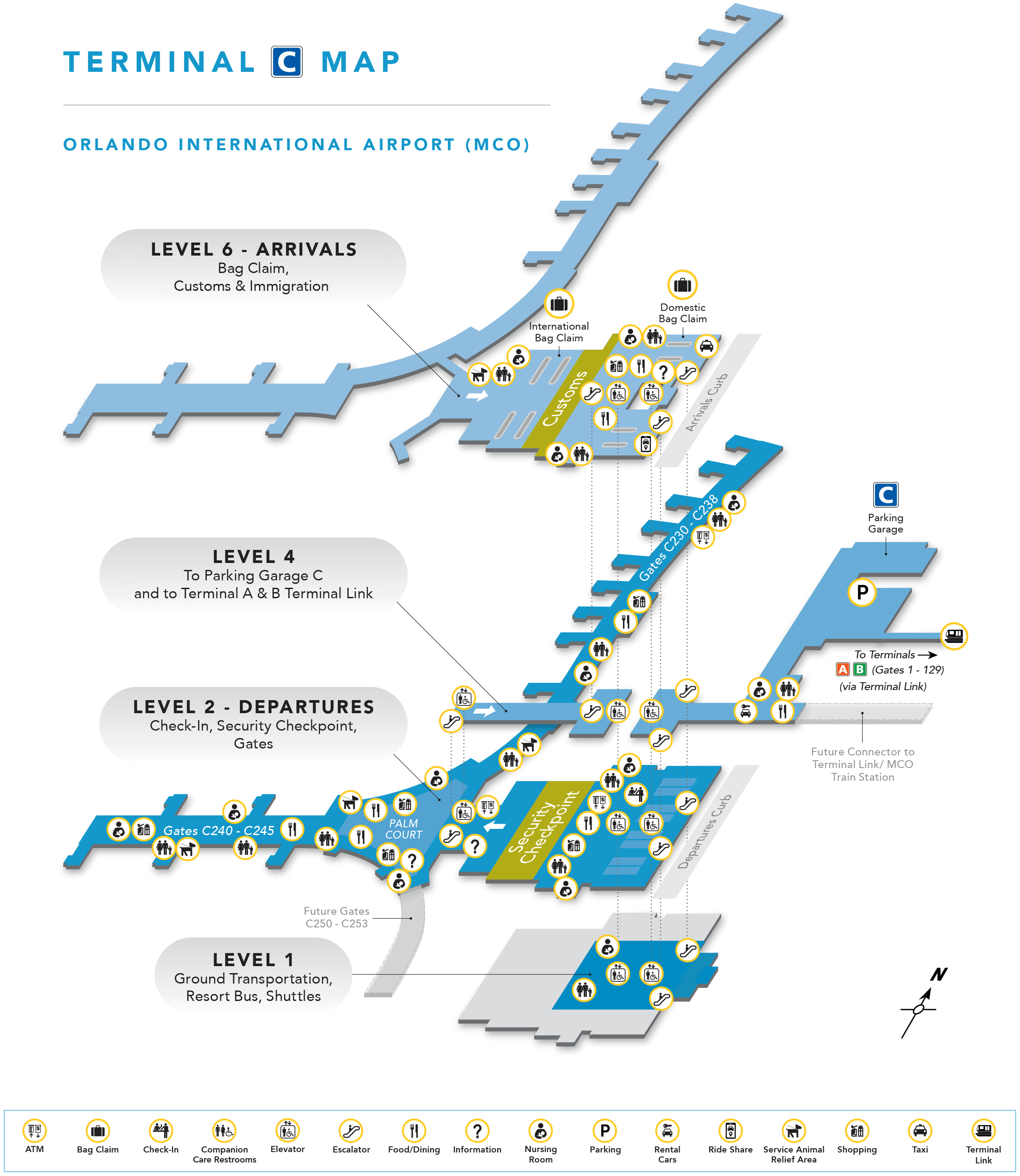 Wayfinding Map Terminal C