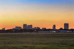 Downtown Orlando at Sunset from ORL