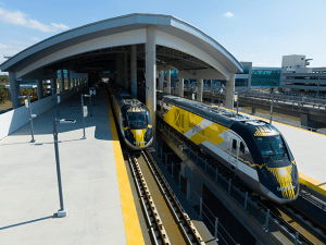 Train Station with Trains