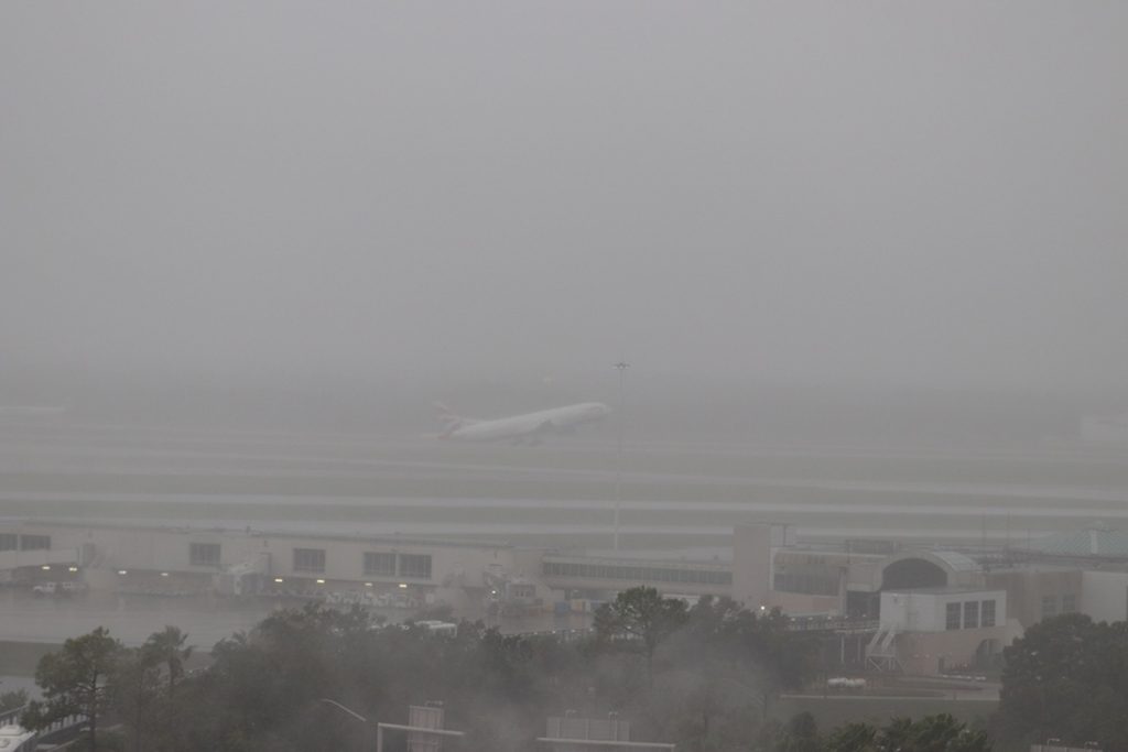 Tropical Storm Nicole 5pm Update: Orlando International Airport