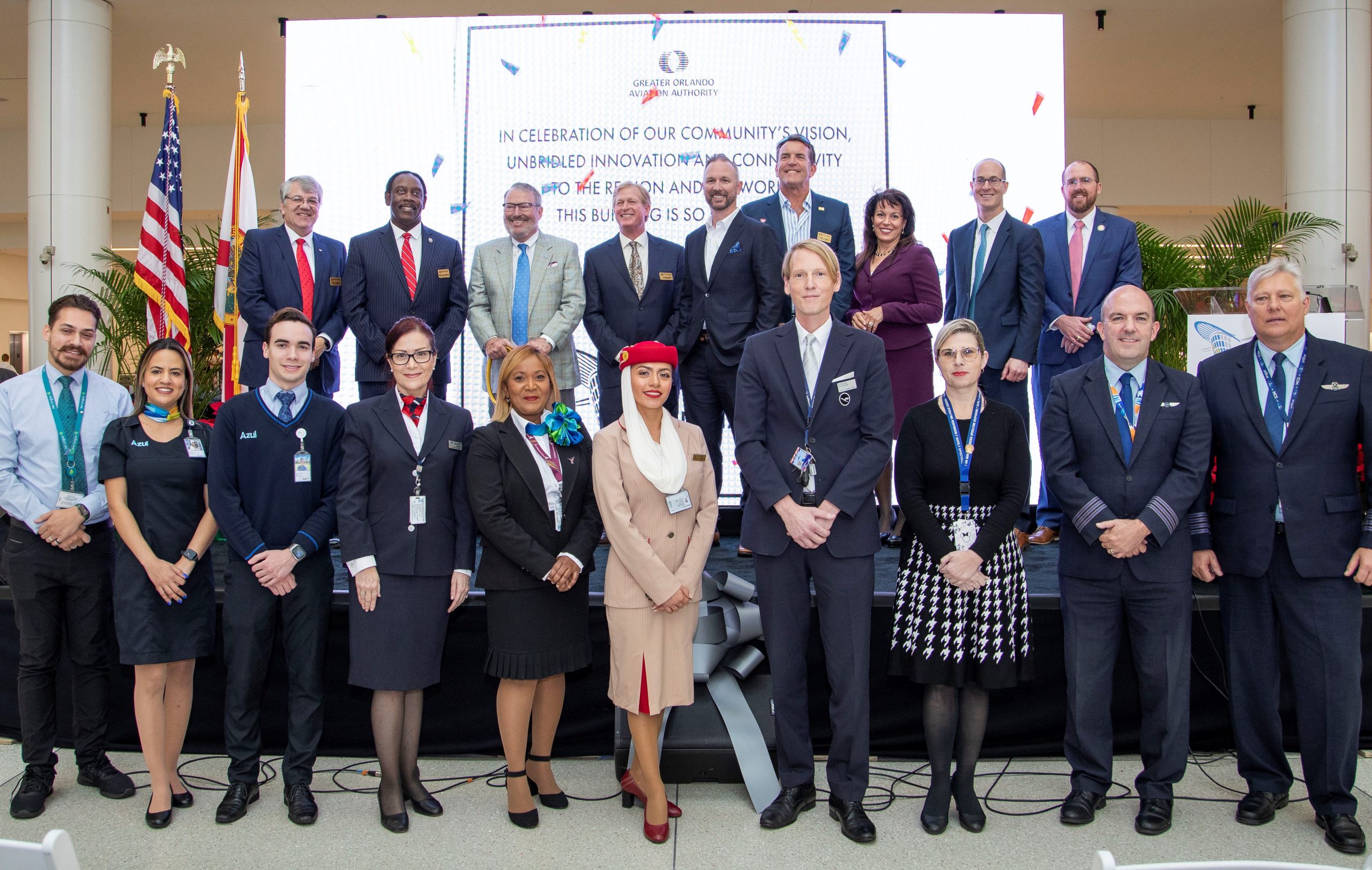 Terminal C Dedication Ribbon Cutting